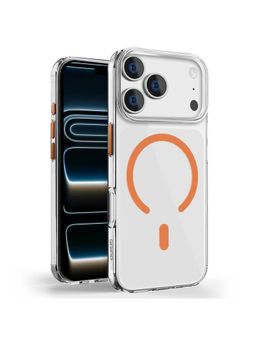 GRIPP - Clear Xtreme MagSafe Case for iPhone 17 Pro Max Back Cover- Orange (GR-IP17PM-MCLXORG)
