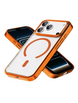 GRIPP - Glacier Slim MagSafe Case for iPhone 17 Pro Max Back Cover- Orange (GR-IP17PM-MGLCORG)
