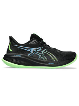 ASICS - GEL-Cumulus 26 Black & Green Men Running Shoes