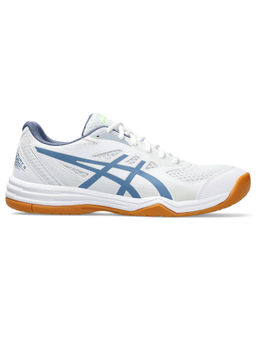 ASICS - Up court 5 White & Blue Men Indoor Walking Shoes