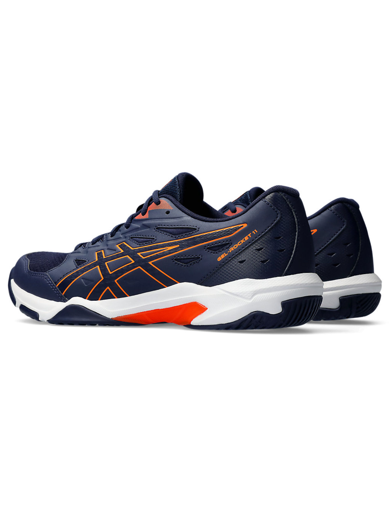 Buy ASICS GEL-Rocket 11 Navy Blue Men Indoor Walking Shoes Online