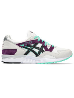 ASICS - GEL-Lyte V White & Purple Unisex Sneakers
