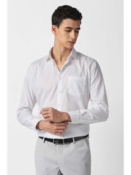 Van Heusen - White Textured Shirt