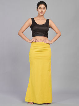 I AM BY DOLLYJAIN - Cotton Lycra D'coat Yellow