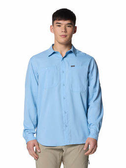 Columbia - Mens Blue Omni Solid Full Sleeves Shirt