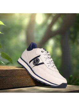 Bugatti - Garnet Evo White Leather Mens Sneakers