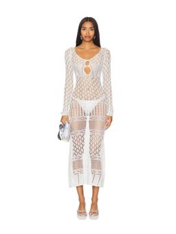 SNDYS - x REVOLVE Long Sleeve Crochet Maxi Dress