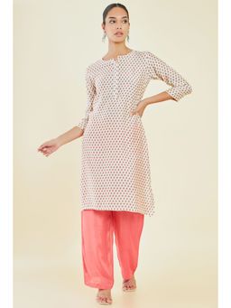Soch - Women Beige Modal Printed Kurta