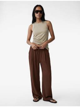 Koton - Brown Satin Pant