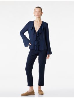 Koton - Navy Blue Cigarette Pant
