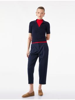 Koton - Navy Blue Cigarette Pant