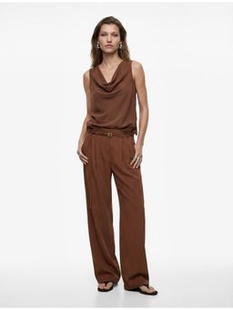 Koton - Brown Satin Pant