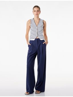 Koton - Navy Blue Palazzo Pant