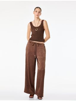 Koton - Brown Satin Pant