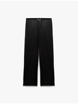 Koton - Black Tulle Pareo Pant