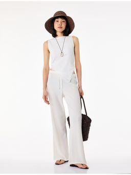 Koton - White Wide Leg Pant