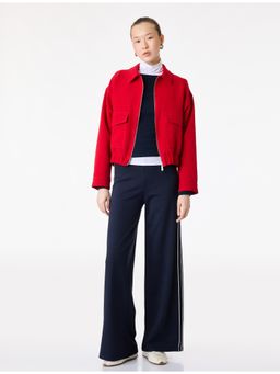 Koton - Navy Blue Wide Leg Pant