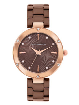 French Connection - Erika Brown Dial Analog Watch for Women- FCN00083B (M)
