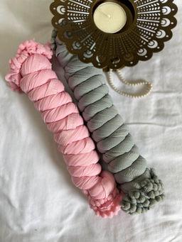 Hella Fashions - Multi-Color Chiffon Solid Dupattas (Pack of 2)