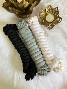 Hella Fashions - Multi-Color Chiffon Solid Dupattas (Pack of 3)