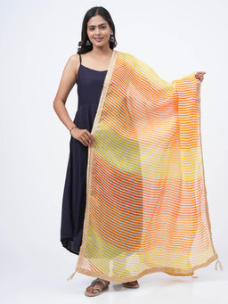 Hella Fashions - Multi-Color Kota Printed Dupatta