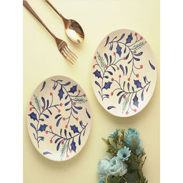 The Decor Mart - Indus Ceramic Quarter Plates Set of 2