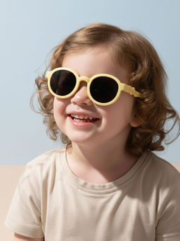 Mi Arcus - Printed Polarized Uv-Protection Sunglasses for Kids- Yellow