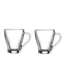 Smartserve - Hollywood Glass Coffee -Tea Mugs - 255 ml - (Set of 2)