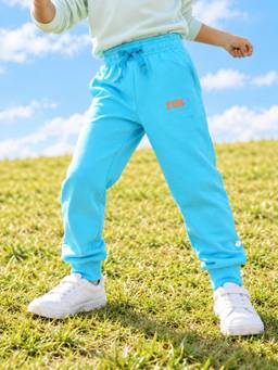 Somersault - Boys Blue Cotton Joggers