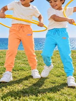 Somersault - Boys Multi-Color Cotton Joggers (Pack of 2)