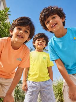 Somersault - Boys Solid Half Sleeve Cotton T-Shirts (Pack of 3)