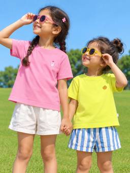 Somersault - Solid Multi-Color Half Sleeve Cotton T-Shirts (Pack of 2)