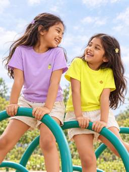 Somersault - Solid Multi-Color Half Sleeve Cotton T-Shirts (Pack of 2)