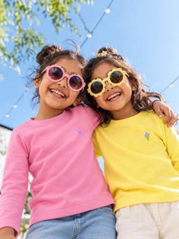 Somersault - Girl Multi-Color Full Sleeve Cotton T-Shirts (Pack of 2)