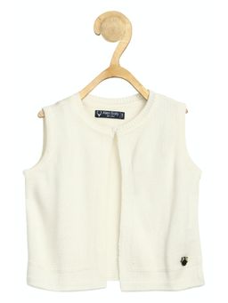 Allen Solly Junior - Girls Off White Textured