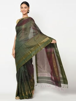 Fabindia - Cotton Silk Textured Sari