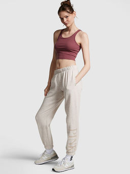 Victoria's Secret - Beige Everyday Fleece Classic Joggers