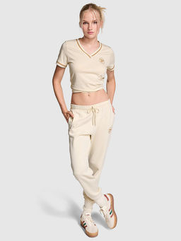 Victoria's Secret - Beige Ivy Fleece Slim Joggers