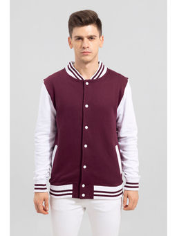 Snitch - Hawkins Burgundy Varsity Jacket