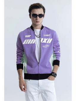 Snitch - Proton Pulse Lavender Racing Bomber Jacket