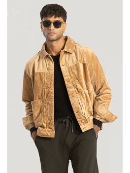 Snitch - Light Brown Velvet Jacket
