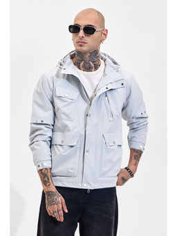 Snitch - Grey Multi Pocket Hoodie