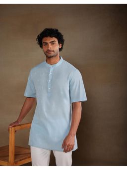 Fabindia - Blue Cotton Short Kurta