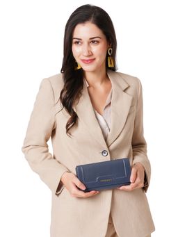 Perquisite - Leonora Navy Blue Women Wallet