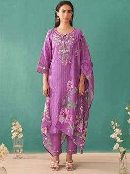 Autumnlane - Nadira Orchid Embroidery Kurta with Pant & Dupatta (Set of 3)