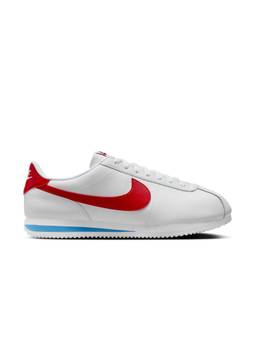 Nike - Men White Cortez Leather Sneakers