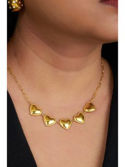 AMOSSH - Waterproof 18K Gold Plated Adva Necklace