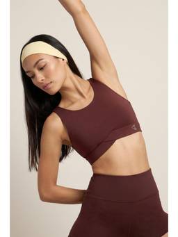 Zivame - Maroon Zelocity Medium Impact Quick Dry Sports Bra