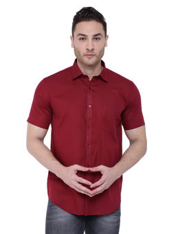 Southbay - Mens Linen Cotton Half Sleeve Formal Shirt