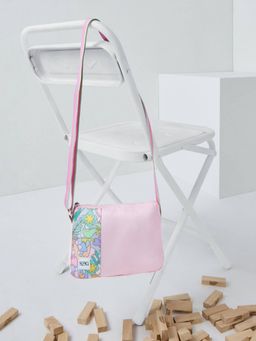 WILDCRAFT - Twig Printed Sling Bag - Pink